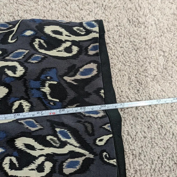 Rag and Bone 100% Silk Grey pattern mini dress ASO Cameron Diaz Size 0 - Picture 5 of 10